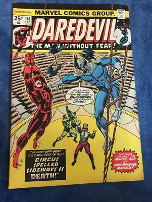Buy Free P & P; Daredevil #118, Feb 1975; Vs. The Circus Of Crime! (KG) • 7.99£