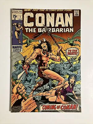 Buy Conan The Barbarian #1 (1970) 1st Appearance Conan Windsor-Smith VG/FN • 204.77£