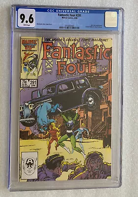 Buy Fantastic Four #291 CGC 9.6 1986 - Action Comics #1 Homage She-Hulk  • 63£