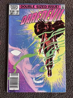 Buy DAREDEVIL #190 (Marvel, 1983) Frank Miller ~ Elektra Returns! Newsstand • 10.50£
