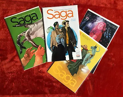 Buy SAGA # 1-4 Image Comics 1st Prints 1st App Marko Alana Hazel Prince Robot + More • 175£