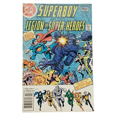 Buy Superboy And The Legion Of Super-Heroes 243 Earthwar Part 3 FN+ 1978 DC Comics • 3.95£