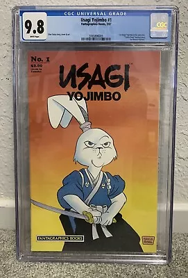 Buy Usagi Yojimbo 1 Cgc 9.8 1987 White Pages 1st Solo Yojimbo Book Fantagraphics  • 545.71£
