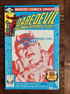 Buy Daredevil  #167 - Year '80 Marvel - 1st Appearance Of Mauler • 11.99£