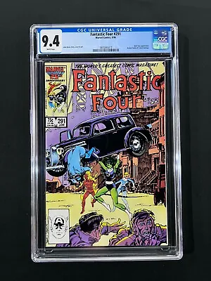 Buy Fantastic Four #291 CGC 9.4 (1986) - Action Comics #1 Cover Homage • 35.57£
