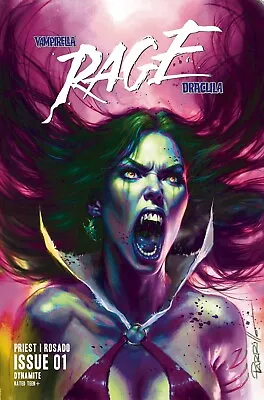 Buy Vampirella Dracula Rage #1 Parrillo Ultraviolet Variant (09/08/2023) • 3.30£