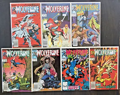 Buy Wolverine (1988) #2 3 4 5 6 7 9 Newsstand Lot Of 7 Patch Hulk Joe Fixit 1 8 10 • 47.76£
