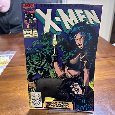 Buy The Uncanny X-Men #267 ~ Marvel 1990 ~ DIRECT EDITION ~ 2nd App Of Gambit ~ NM • 19.71£