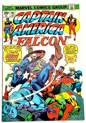 Buy Captain America #181 (1975) / Vf / Roscoe Simons 1st App As Captain America • 19.88£