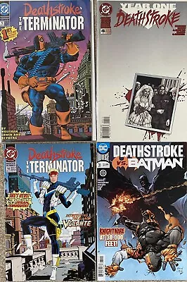 Buy Deathstroke The Terminator 1, 10, Annual 4, Death Stroke/Batman 31  NM • 11.99£