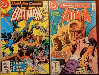 Buy DC COMICS DETECTIVE COMICS #562 And #563  BATMAN Vs. TWO FACE AND FILM FREAK VF • 12.67£