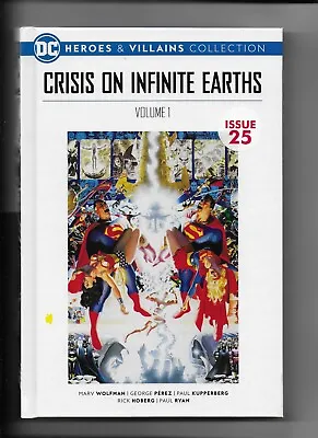 Buy DC Crisis On Infinite Earth # VOL 1 DC HEROES & VILLAINS HARDBACK George Perez • 9.95£