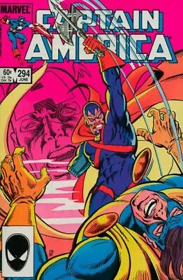 Buy CAPTAIN AMERICA #294 F, Direct, Marvel Comics 1984 Stock Image • 3.16£