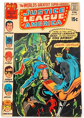 Buy Justice League Of America #87 (1971) / Fn / Heroes Of Angor 1st Appearance • 19.88£