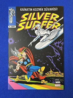 Buy Silver Surfer #4 Iconic John Buscema 1st Thor Cover Key TURKISH Edition Marvel • 23.82£
