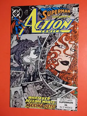 Buy ACTION COMICS # 645 - VF+ 8.5 - 1st APPEARANCE OF MAXIMA - 1989 SUPERMAN KEY • 9.55£