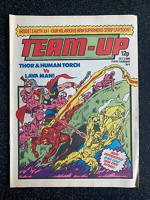 Buy Marvel Team-Up - #4 - 1980 - Bronze Age - Marvel UK Paper Comic • 4.50£