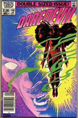 Buy Daredevil #190-1983 Fn+ 6.5 Giant-Size Revival Of Elektra Newsstand Variant • 12.02£