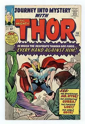 Buy Thor Journey Into Mystery #110 VG+ 4.5 1964 • 38.74£