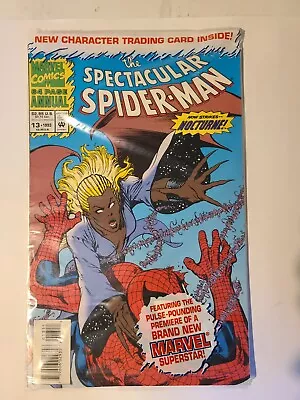 Buy SPECTACULAR SPIDER-MAN ANNUAL #13 Sealed In Polybag With Card, 1st Nocturne 1993 • 7.99£