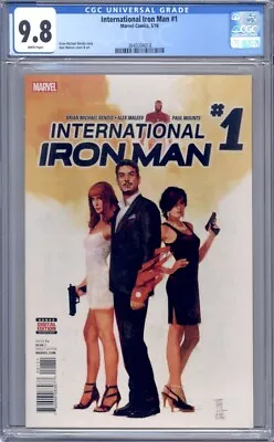 Buy International Iron Man #1  (2016) Alex Maleev   1st Print CGC 9.8 • 30.56£