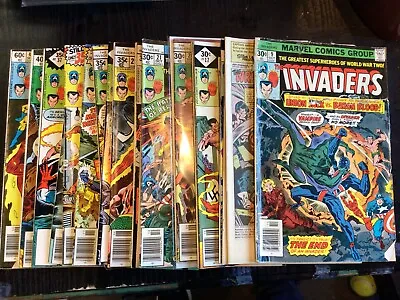 Buy 21 Lot Invaders #9-41 Marvel 1975 Nazi Warrior Woman Union Jack Lady Lotus • 139.02£