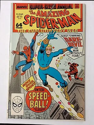 Buy Amazing Spider-Man Annual #22  9.2 1st App. Of Speedball Robbie Baldwin HOT🔥KEY • 17.59£