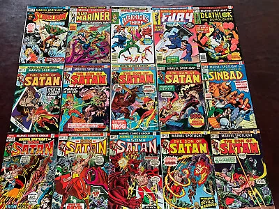 Buy Marvel Spotlight #12,13,15,16,19,20,21,23-27,30,31,33 Son Of Satan, Deathlok! • 219.95£
