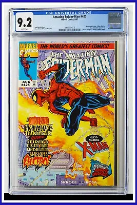 Buy Amazing Spider-Man #425 CGC Graded 9.2 Marvel 1997 Wraparound Cover Comic Book. • 61.67£