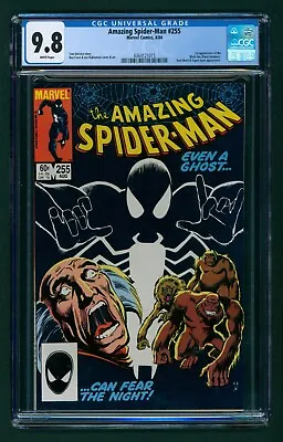 Buy Amazing Spider-man #255 (1984) CGC 9.8 White! 1st Appearance Of Black Fox! • 183.09£
