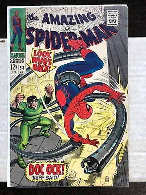 Buy The Amazing Spider-Man 53 (1967) Vs Doctor Octopus, Cents • 38.99£