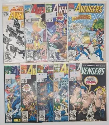 Buy Avengers #347-355 Marvel Comic Book Lot Of 9 VGC • 16£