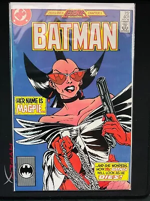 Buy Batman #401 DC (1986) Key 2nd Appearance Magpie Newsstand 1st Print Comic Book • 6.42£
