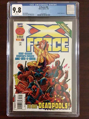 Buy CGC 9.8 X-Force 56 X-Men Deadpool White Pages • 59.70£