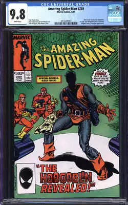 Buy Amazing Spider-man #289 Cgc 9.8 White Pages // Ned Leeds New Hobgoblin 1987 • 134.40£