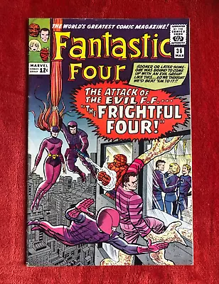 Buy FANTASTIC FOUR #36 Lovely Upp Mid Grade Silver Age Marvel 1st App FRIGHTFUL FOUR • 31£