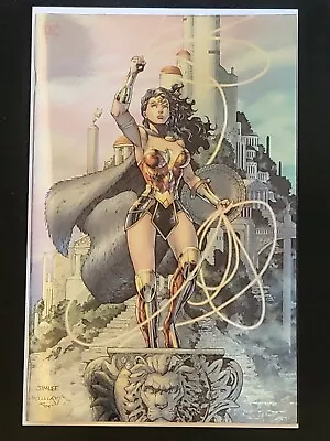 Buy Wonder Woman #1 Rare 2nd Printing Jim Lee Foil Variant - Dc • 12.99£
