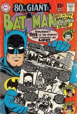 Buy DC Comics Batman Vol 1 #198 1968 5.0 VG/FN • 72.25£