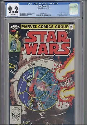 Buy Star Wars #61 CGC 9.2 1982 Marvel Comics Death Of Shria Brie • 81.05£