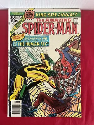 Buy Amazing Spider-man King-size Annual #10 - 1st Appearance Of The Human Fly 1976 • 15£