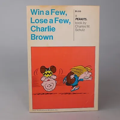 Buy 1974 WIN A FEW, LOSE A FEW, CHARLIE BROWN Charles Schulz 1st Edition Book Snoopy • 7.17£