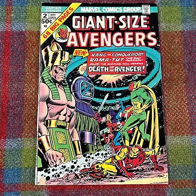 Buy Giant-Size Avengers #2 Marvel Comics 1974 Origin Of Rama-Tut Kang GD • 14.44£