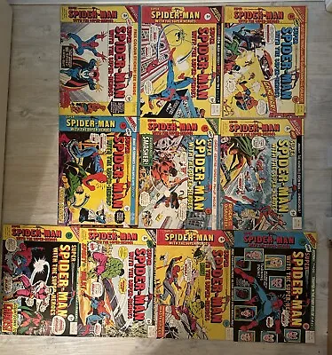 Buy Spider-man & Superheroes Comics Weekly 161 162 163  - 170 Vintage Marvel UK 1976 • 29.99£