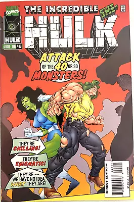 Buy The Incredible Hulk # 442. 1st Series.  Marvel Comics. June 1996. Vfn+ 8.5 • 2.99£