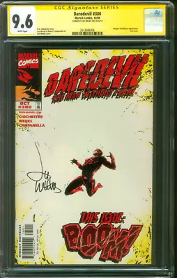 Buy Daredevil 380 CGC SS 9.6 Lee Weeks Final Issue Low Print Run 10/1998 • 143.91£