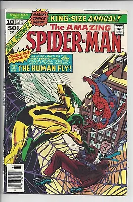 Buy Amazing Spider-Man Annual #10 F+ (7.0) 1976 G Kane Cover & Art- 1st Human Fly • 15.81£