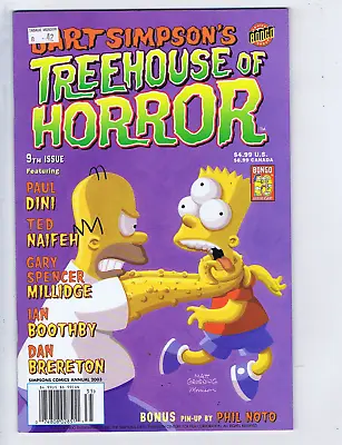 Buy Bart Simpson's Treehouse Of Horror # 9 Bongo Pub 2003 Ring Around The Simpsons ! • 19.12£