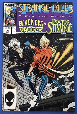 Buy Strange Tales Featuring Black Cat, Dagger & Doctor Strange No. #10 1988 FN • 3£