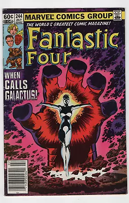 Buy Fantastic Four 244 Newsstand 1st App Frankie Raye Nova Herald Of Galactus Marvel • 24.12£