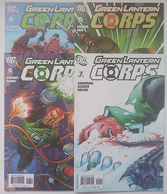 Buy DC Comics GREEN LANTERN CORPS Vol 2 (2006) #4-7 High Grades • 3.95£